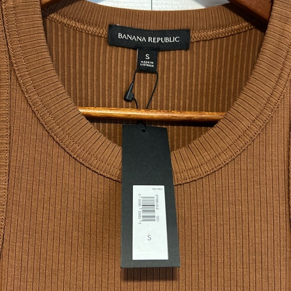 Banana Republic RIBBED RACERBACK DRESS - NWT - Picture 5 of 6